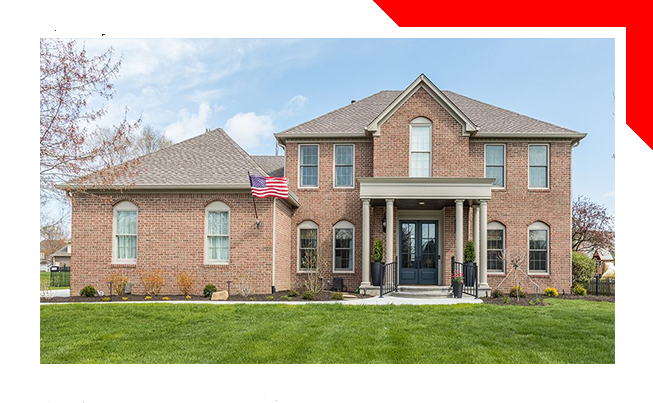 brand new home concrete driveway Muncie 
